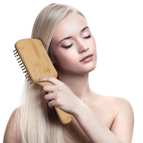 6-delad massagekamset, bambu luftkudde kam, trä