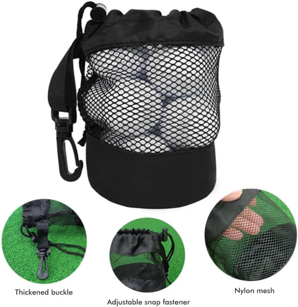 1 stk. Golfbold Opbevaringsnet Nylon Net Golf Taske Nylon Mesh Golf