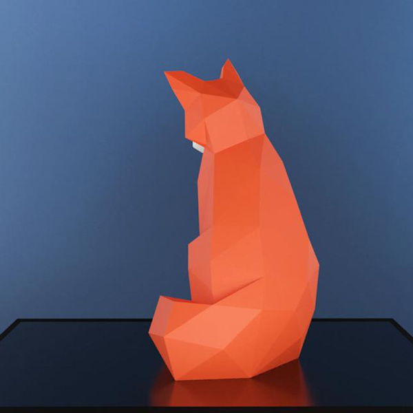 1 stk Sett ALLEREDE FORKUTTET 3D Papirkunst DIY Origami Bygging