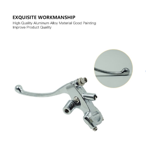 22Mm Motorcykel Hydraulisk Bremsestyring Koblingsgreb Krom