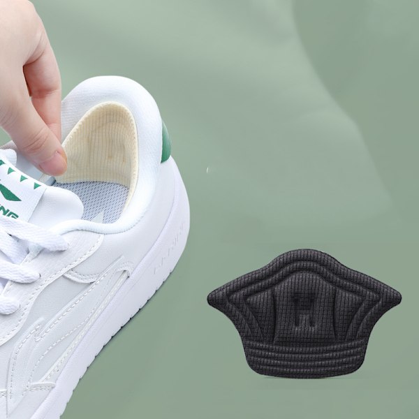 6 Par Sneaker Indlæg Hæl Puder Justerbar Størrelse Anti-slid