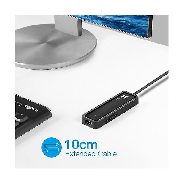 10gbps Type C - USB 3.2 -sovitin, kannettava nopea siirto 6 in 1