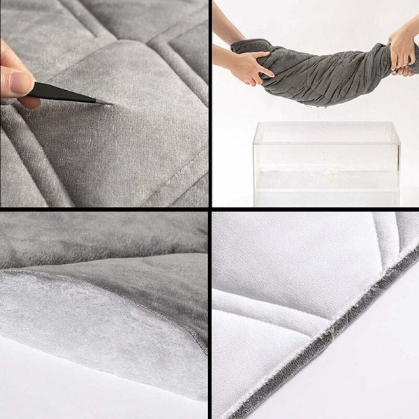 Beige 160cm Dubbel Sammet Sänggavel Överdrag för Dubbel/Enkelsäng,