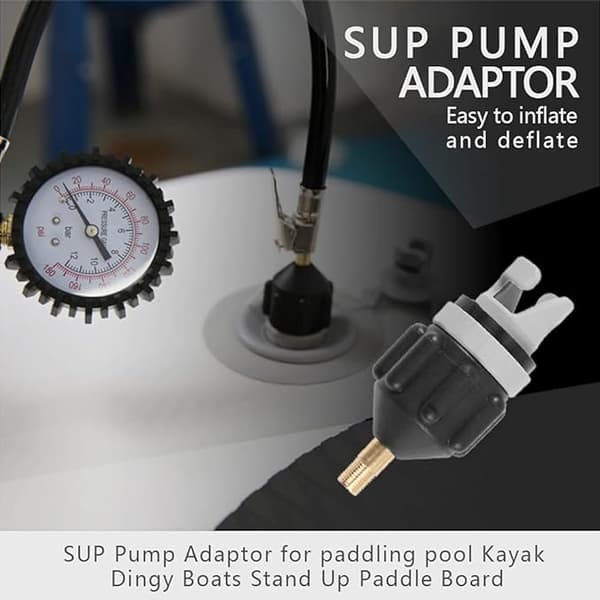 2 stk. Kajak Padle Luftventil Adapter til Kajak Pumpe Adapter til