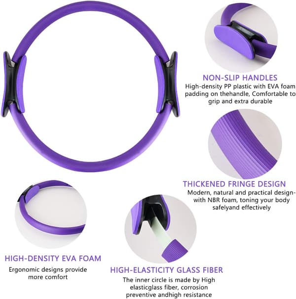 Yoga Pilates Ring, Pilates Resistance Ring, Multifunktionell