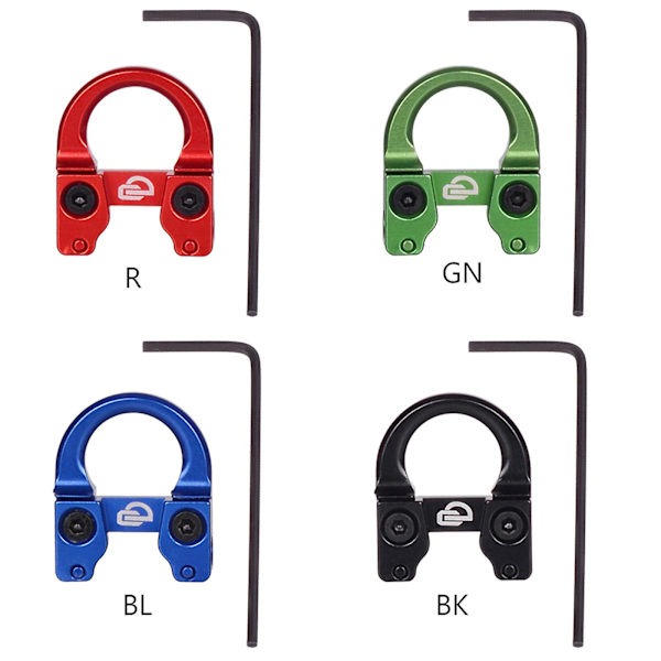 Bågskytte D Loop Compound Båge Metall U Nock D Ring Spänne Release Nocking Loop