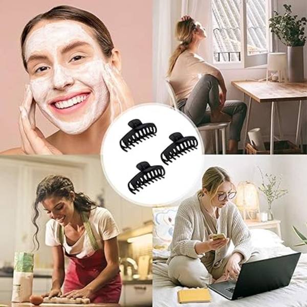 3-pack Stora Hårclips, Klorclips, Hårclips, Dam Hårclips