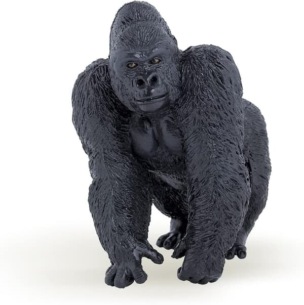 Handmålad - Figur - Vilda Djur - Gorilla - 50034 - Samlarobjekt - för Barn - Passar för Pojkar och Flickor