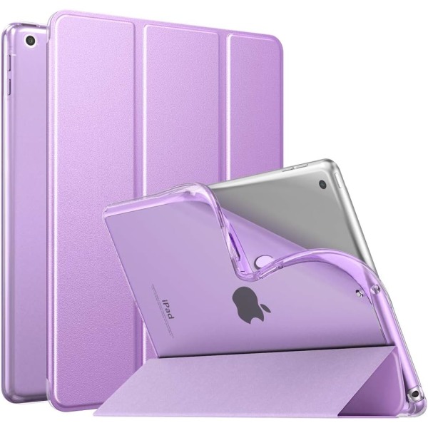 Fodral för Nya iPad 9:e/8:e/7:e Gen (2021/2020/2019), Mjuk TPU Genomskinlig Frostad Bakre Skyddsskal Smalt Skal Skydd