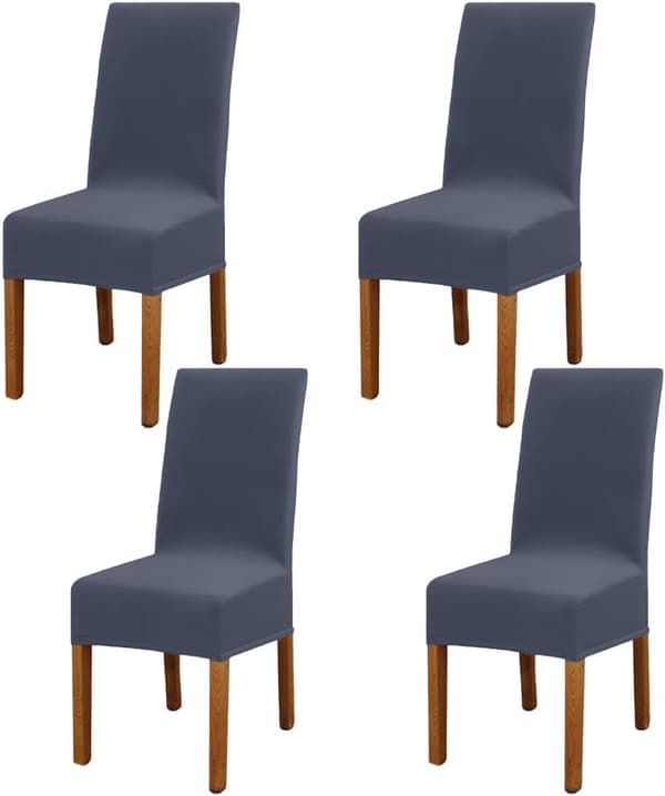 4 stk Elastiske Moderne Stolksedekker, Avtakbare Vaskbare Stretch