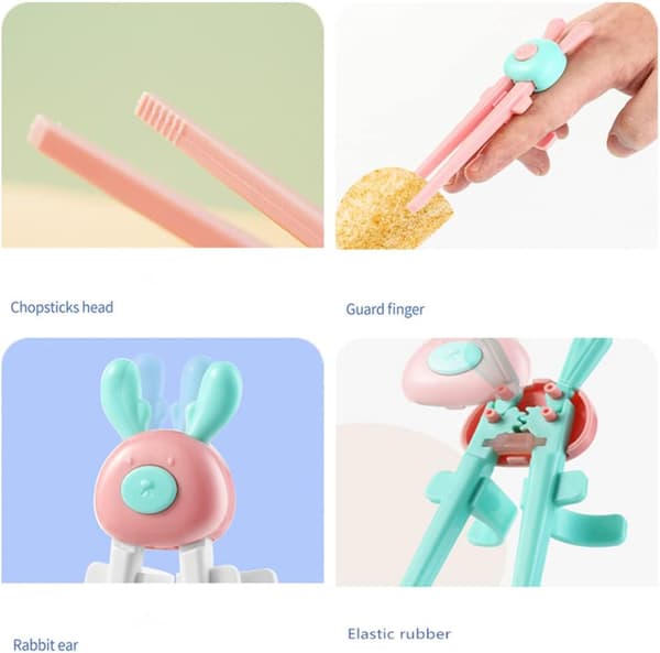 8 stk. Plastik Finger Spisepinde, Snack Spisepinde, Dovendyr