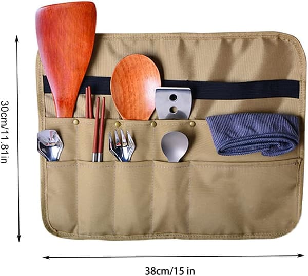 Oppbevaringspose for campingbestikk