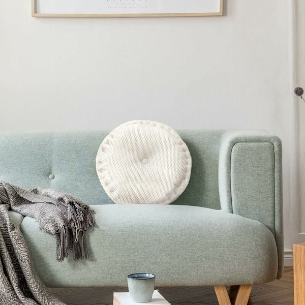 Tuolinpehmusteet, tuolityynyt kotiin, toimistoon, puutarhaan, keittiöön ja olohuoneen sisustukseen 40 cm (valkoinen)
