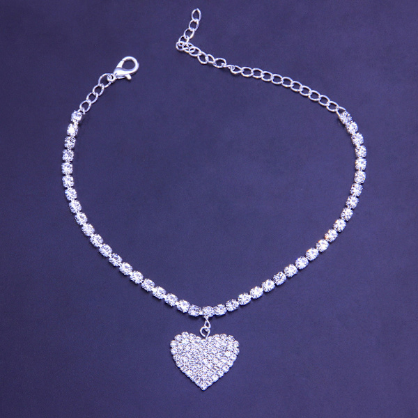 1 kpl (Hopea) Bohemian Rhinestone Anklet Hopea Kristalli Jalka Ketju