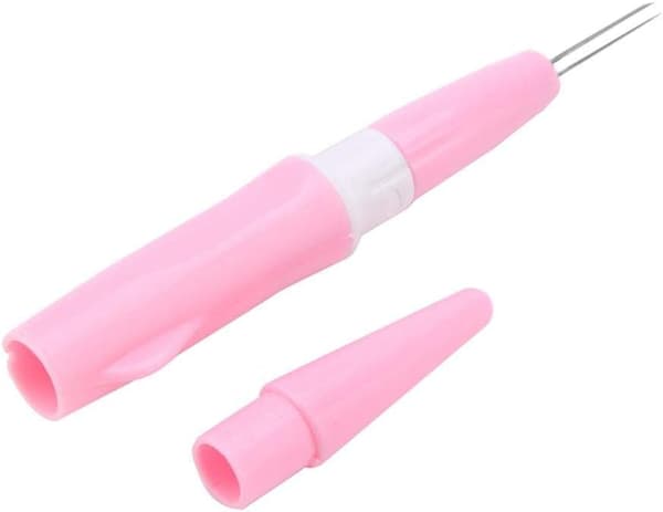 1 stycke rosa ullfilt, 3-nålsset, Pok Le, 3-nålsset