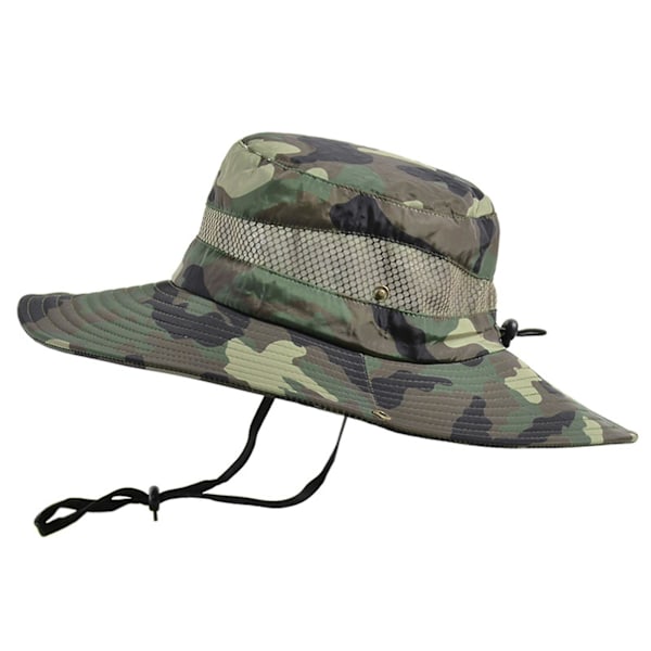 Klassisk kvalitets spandhat polyester sommer fiskerhat kasket en