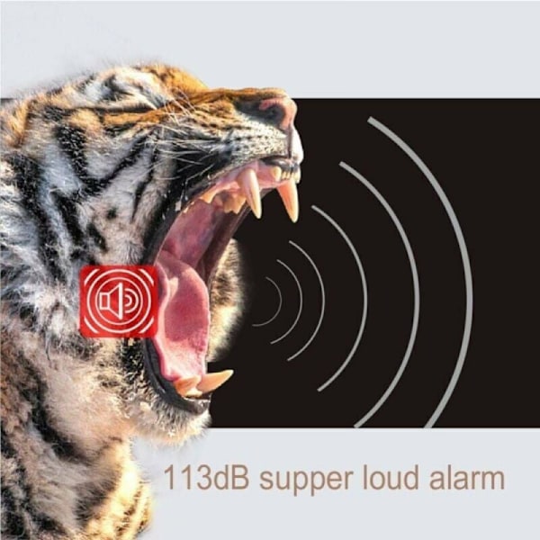 snq Langaton moottoripyörä/pyörähälytin, turvallisuushälytin kaukosäätimellä, vedenpitävä IP55, 113 dB Super Loud (Musta)
