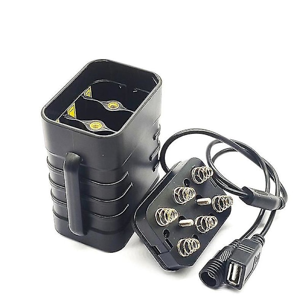 6 Slot 18650 Lithium Batteri Oplader Mobil Boks 6 X18650 Batteri