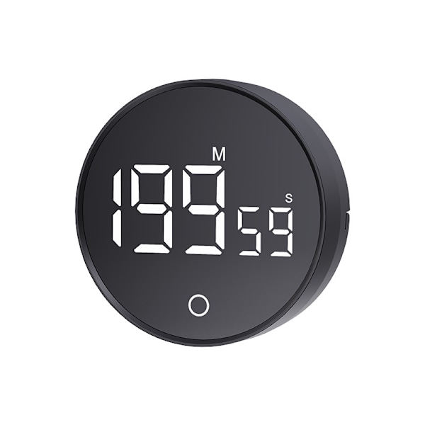 Digital Köktimer - Magnetisk Nedräknings- och Uppräkningstimer med Stor LED-Skärm, Justerbar Volym, Lätt att Använda för Matlagning