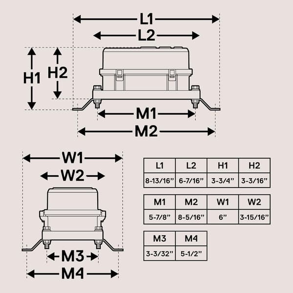 12V Vattentät Reläblock [6 Bosch-stil Relähållare] [6