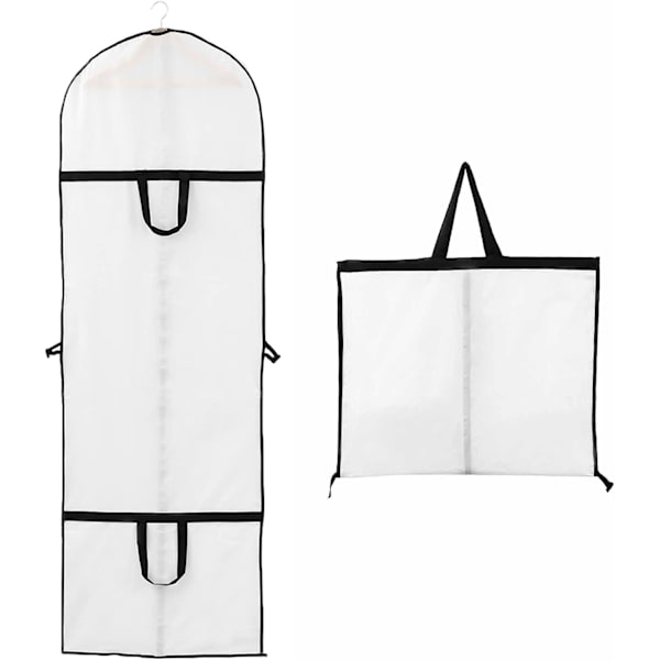 60x180cm (1 st) Bröllopsklänningsöverdrag Lång Robeöverdrag för Brud och B