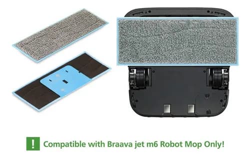 Fuktede Moppputer for Braava Jet M6 I-robot Braa