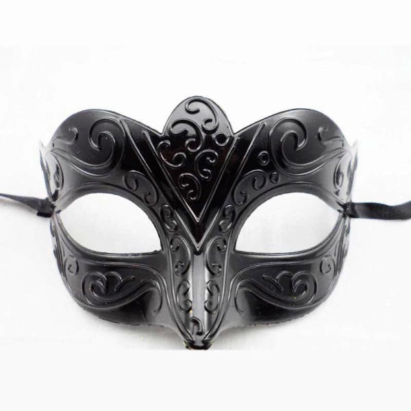 Glitter Venedigmask Midnight Black Venedig Maskerad Venedig