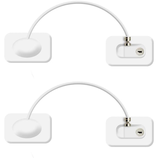 Mini-kabelbegränsare för öppning av UPVC-fönster med lås