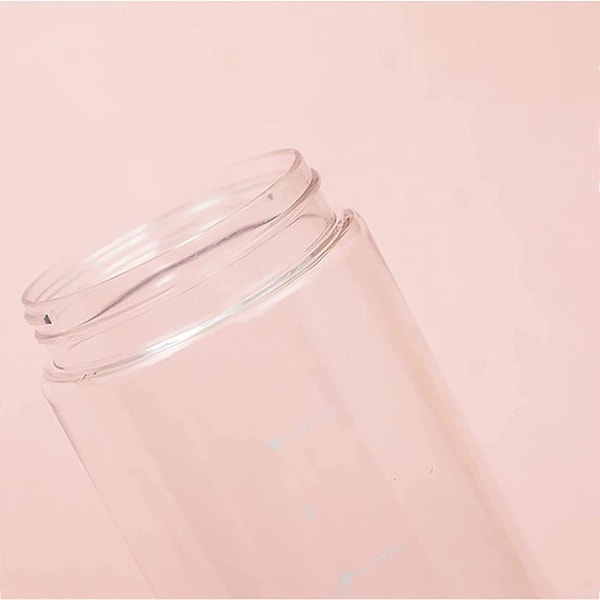 1 stk (Pink) Kaffe- og Mælkeomrøringskop Bærbar Automatisk Blandingskop