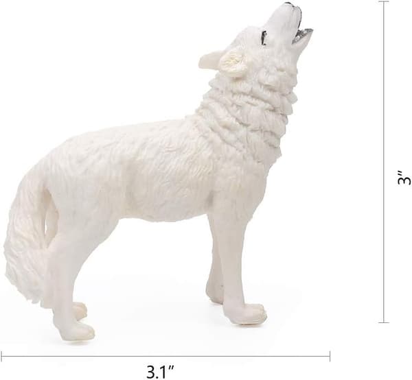 7 st Wolf Toy Figurines Set Wolf Animals Figures (Wolf Set A)