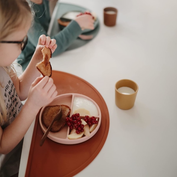 Silikoninen imukuppilautanen - BPA-vapaa - Tarvikkeet vauvalle