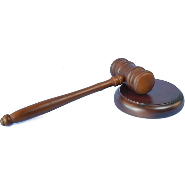 Wooden Mallets, Premium Wooden Gavel With Sound Block, Perfect For Judge, Lawyer, Auction Court, Business, Student