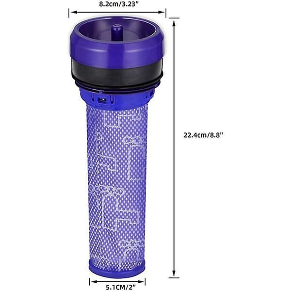 5 stk. vaskbare forfiltre, der er kompatible med Dyson Dc28c Dc33c Dc37 Dc39c Dc41c dele