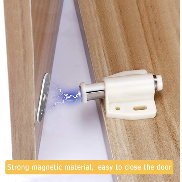 12 kpl Magneettiset Kaapin Ovet, Magneettiset Napsautuslukkojen Kalusteiden Ovet