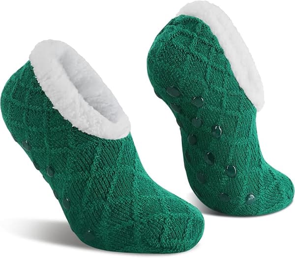 Tofflor - Damtofflor, Fluffiga Sockar