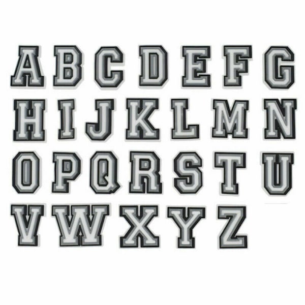 Dongdong Sko Dekorative Smykker Tilbehørssæt Alphabet