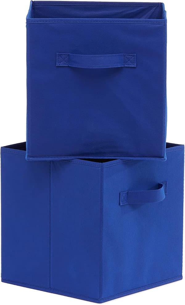 30 x 30 x 30 cm, Navy Basics -sarja, 1 kpl, Taitettava kangaskoristelu