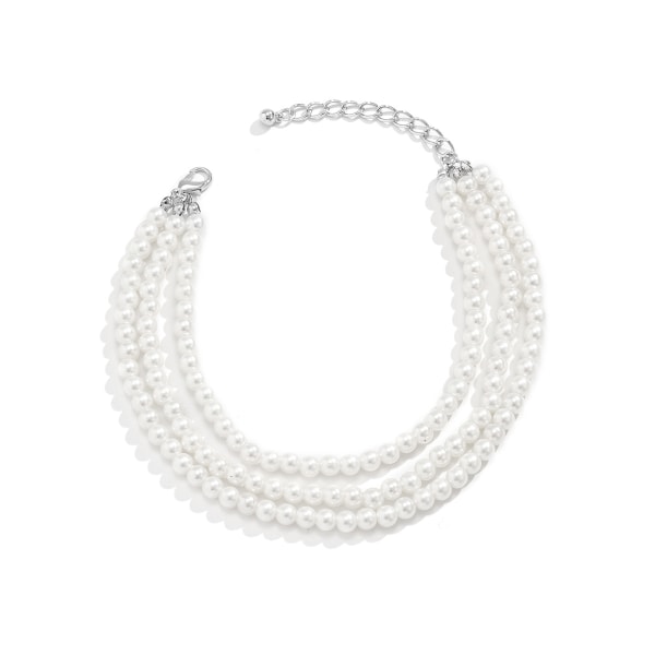 1 stk (Trelags Perle) Mode Lagdelt Anklet Perler Multilag