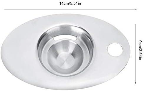 1 stk Eggseparator i Rustfritt Stål - Skiller Plomme og Hvite