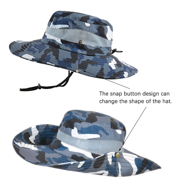 Klassisk Kvalitetshinkhatt Polyester Sommar Fiskarehatt Mössa En