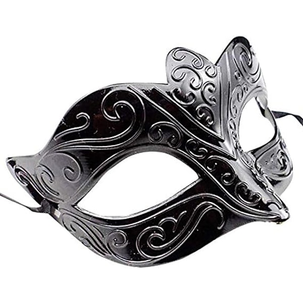 Glitter-Venetsialaismaskit Midnight Black Venetsialaismaskeraadi Venetsialaismaskit