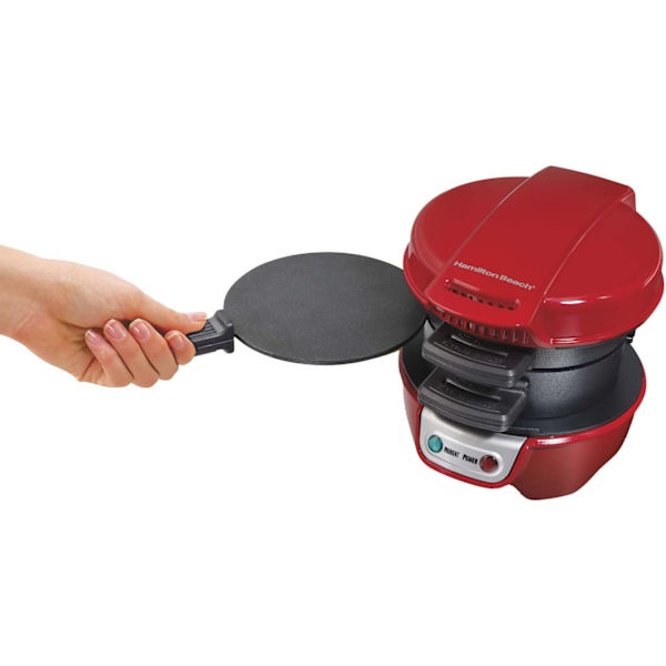 Strand-frokostsandwichmaker med eggekoker-ring, tilpass ingredienser, perfekt for engelske muffins, croissanter