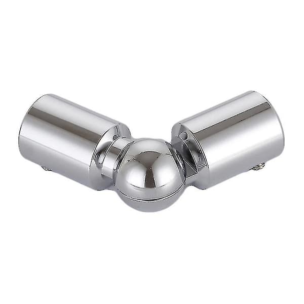25mm Gardinstang Hjørneforbindelse Vindue Hjørne Gardinstang Forbindelse Metal(sølv)(2stk)