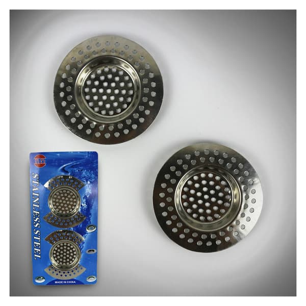 (Sett med 2) - Dusjfilter for hår 7,5 x 7,5 cm, 90 hull Dusjfilter for hår