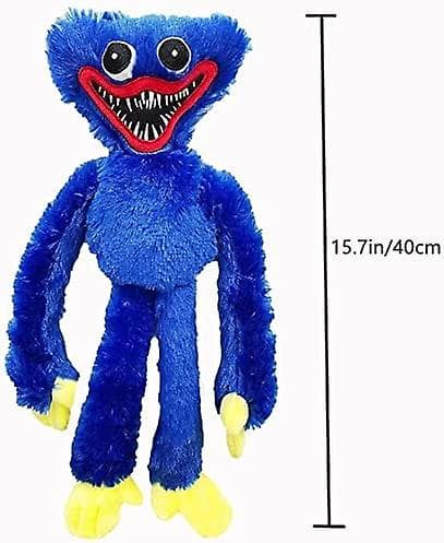 Sininen makkaramonsteri kauhupeli pehmolelu 40cm Bir