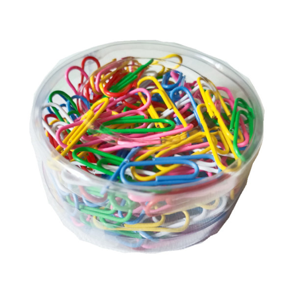 Fargerike binders, plastbelagte metallbindere med