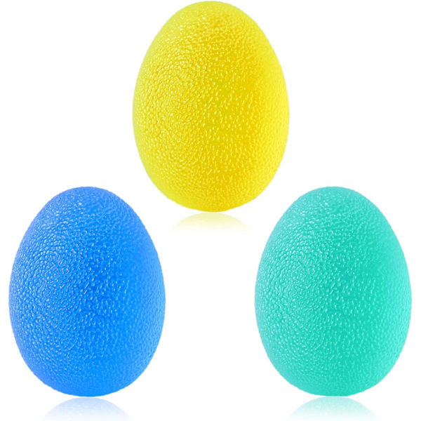 3-pack Stressbollar, Olika Hårdhetsgrader, Hand