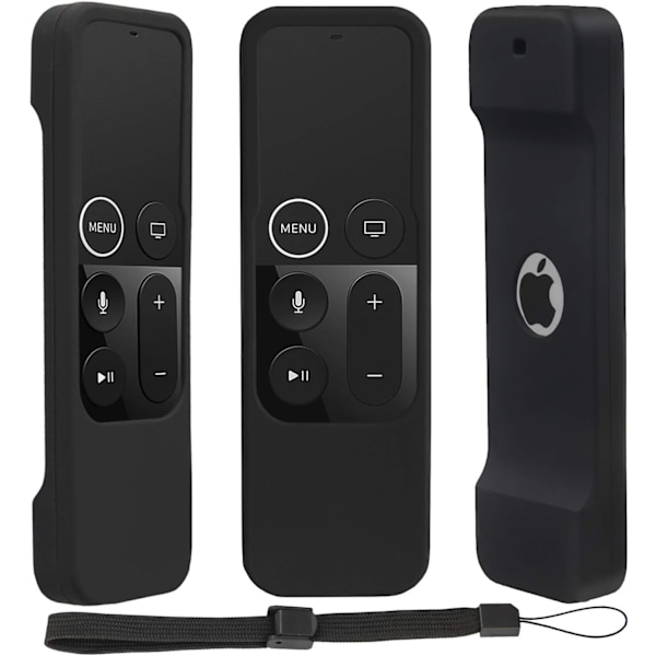 Svart - 1 st Apple TV 4K/4:e generation fjärrkontroll silikon