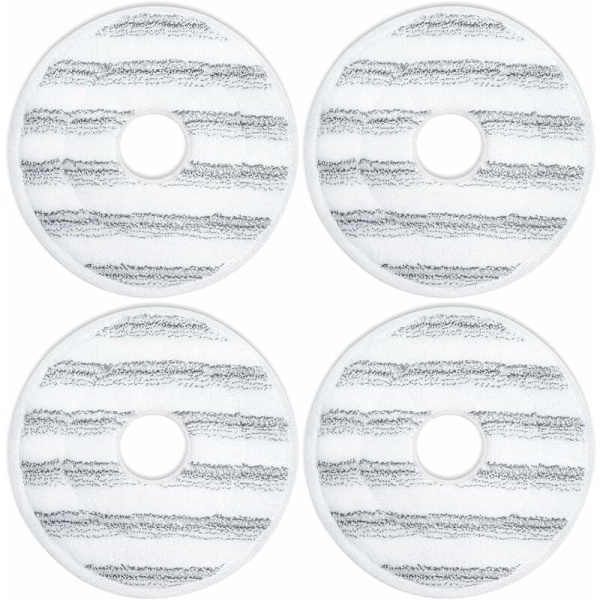 4 kappaletta Vileda Spin and Clean -moppitäyttöä, pestävä ja uudelleenkäytettävä