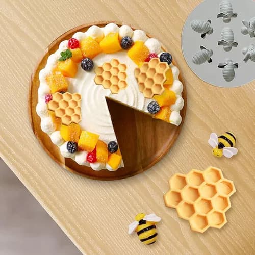 Honningkake Fondantkakeform (Blomsterbie)